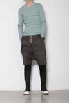 DrkshdwによるRick Owens(梭织Tシャツ)DU17S5264RN12海洋ユニ
